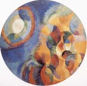 Delaunay, Robert Simulaneous Contrasts Sun and Moon oil on canvas